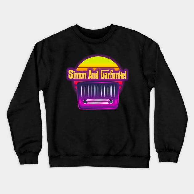 Simon and Garfunkel retro Crewneck Sweatshirt by guemudaproject